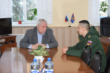 встреча с курсантом Смоленской военной академии - фото - 1