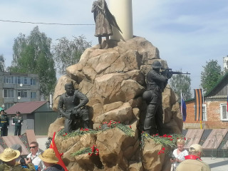 открытие мемориала в честь воинов-афганцев в Сафоновском округе - фото - 1