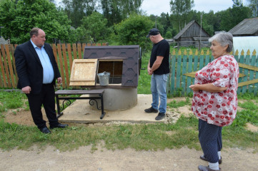в Глинковском округе завершен капитальный ремонт шахтных колодцев - фото - 4