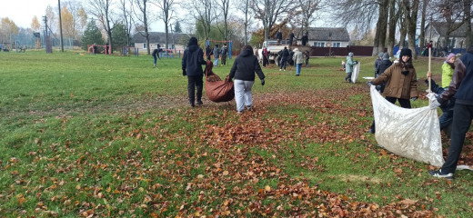 в Глинковском округе проходит осенний субботник - фото - 1