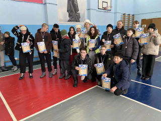 соревнования среди школьников по лыжным гонкам - фото - 1