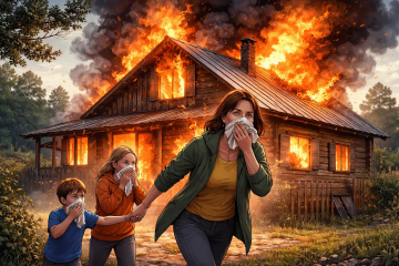 пожар в доме: как действовать, чтобы спастись - фото - 1