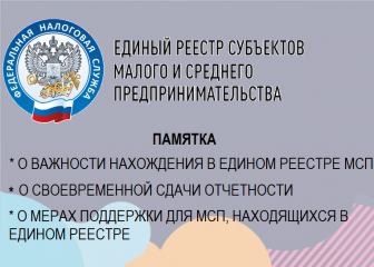 реестр МСП – ваш пропуск к мерам государственной поддержки - фото - 1