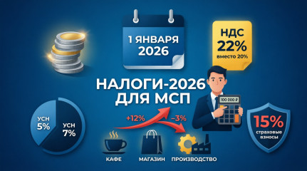 налоги-2026: ПОДРОБНЫЕ ИЗМЕНЕНИЯ ДЛЯ МАЛОГО И СРЕДНЕГО БИЗНЕСА - фото - 1