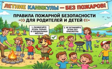 летние каникулы — без пожаров: правила пожарной безопасности для родителей и детей - фото - 1
