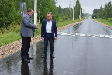 завершено асфальтирование участка дороги на улице Строителей - фото - 1