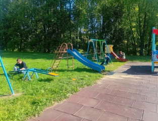 детская игровая площадка заиграла новыми красками - фото - 1
